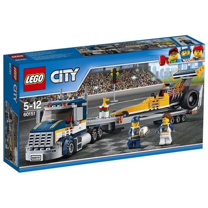 LEGO City 60151 Le Transporteur du Dragster