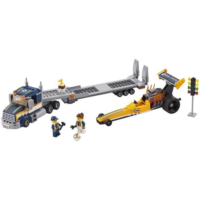 LEGO City 60151 Le Transporteur du Dragster