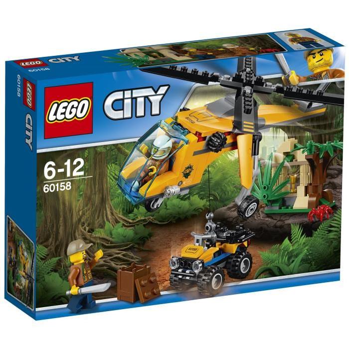 LEGO City 60158 L'Hélicoptere de la Jungle