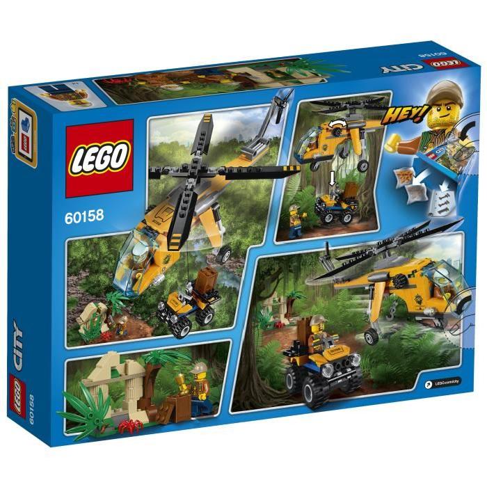 LEGO City 60158 L'Hélicoptere de la Jungle