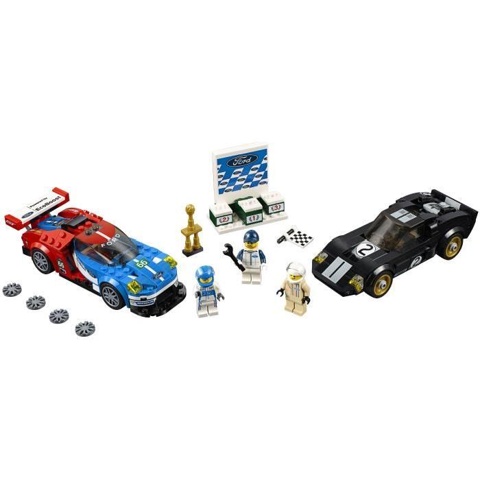 LEGO Speed Champions 75881 Ford GT 2016 et Ford GT40 1966