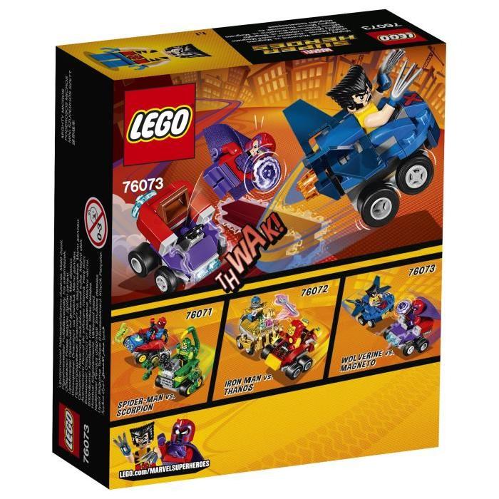 LEGO Super Heroes 76073 Mighty Wolverine contre Magneto