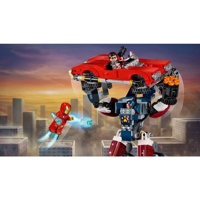 LEGO Super Heroes 76077 Iron-Man : l'Attaque de Detroit Steel