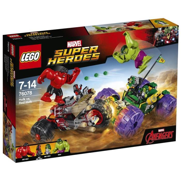 LEGO Super Heroes 76078 Hulk contre Hulk rouge