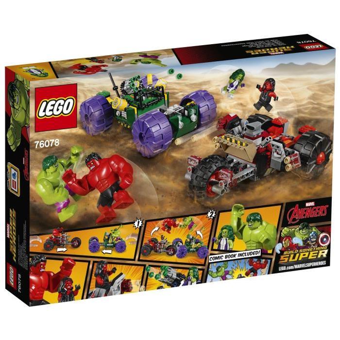 LEGO Super Heroes 76078 Hulk contre Hulk rouge