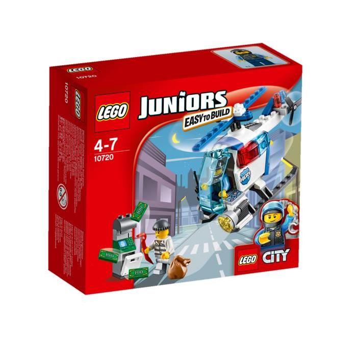 LEGO Juniors 10720 La Poursuite En Hélicoptere de Police - 63 pieces