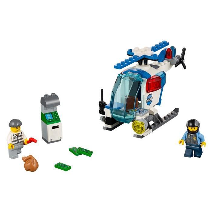 LEGO Juniors 10720 La Poursuite En Hélicoptere de Police - 63 pieces