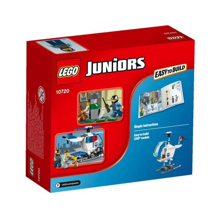 LEGO Juniors 10720 La Poursuite En Hélicoptere de Police - 63 pieces