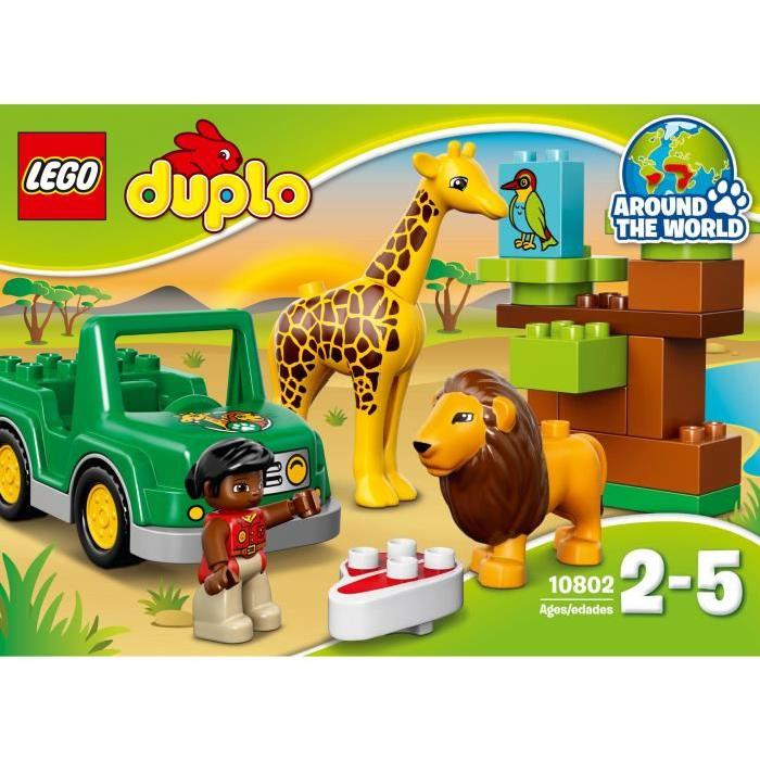 LEGO DUPLO Ville 10802 Les Animaux de la Savane