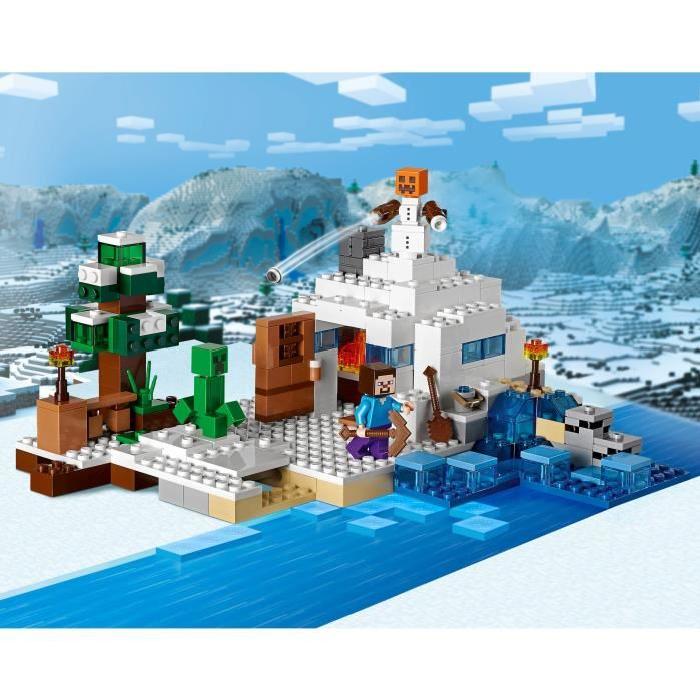 LEGO Minecraft 21120 La Cachette dans la Neige